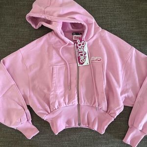 SOLD ZARA X BARBIE THE MOVIE ©WARNER BROS. PINK SWEATSHIRT HOODIE